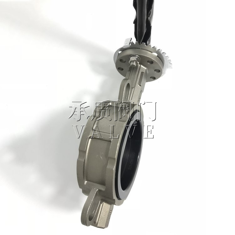 D71X不銹鋼蝶閥(圖3) D71X不銹鋼蝶閥實物圖2