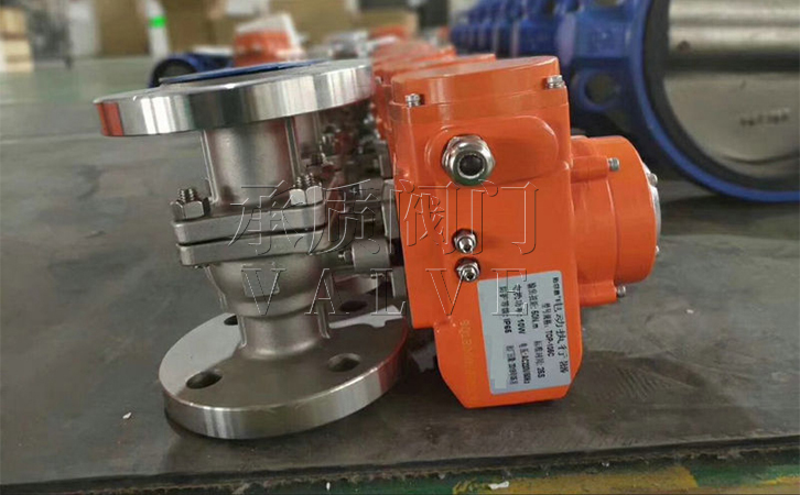 電動切斷球閥實物圖4 電動切斷球閥實物圖4