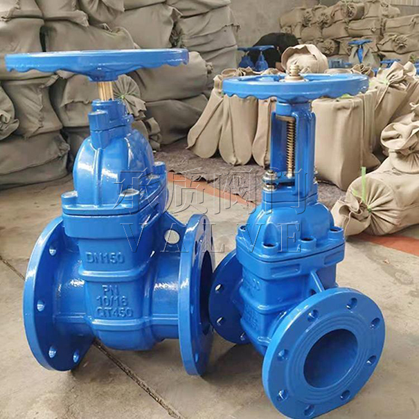 Z45X暗桿彈性座封閘閥(圖2) Z545X大口徑軟密封閘閥2