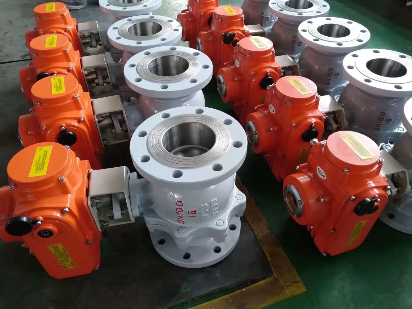 電動球閥實物圖