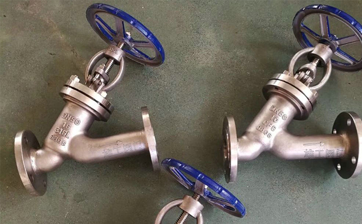 Y型截止閥實物圖