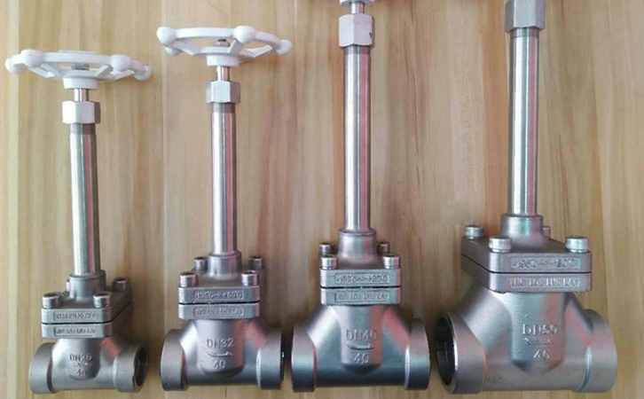 低溫長軸截止閥實物圖